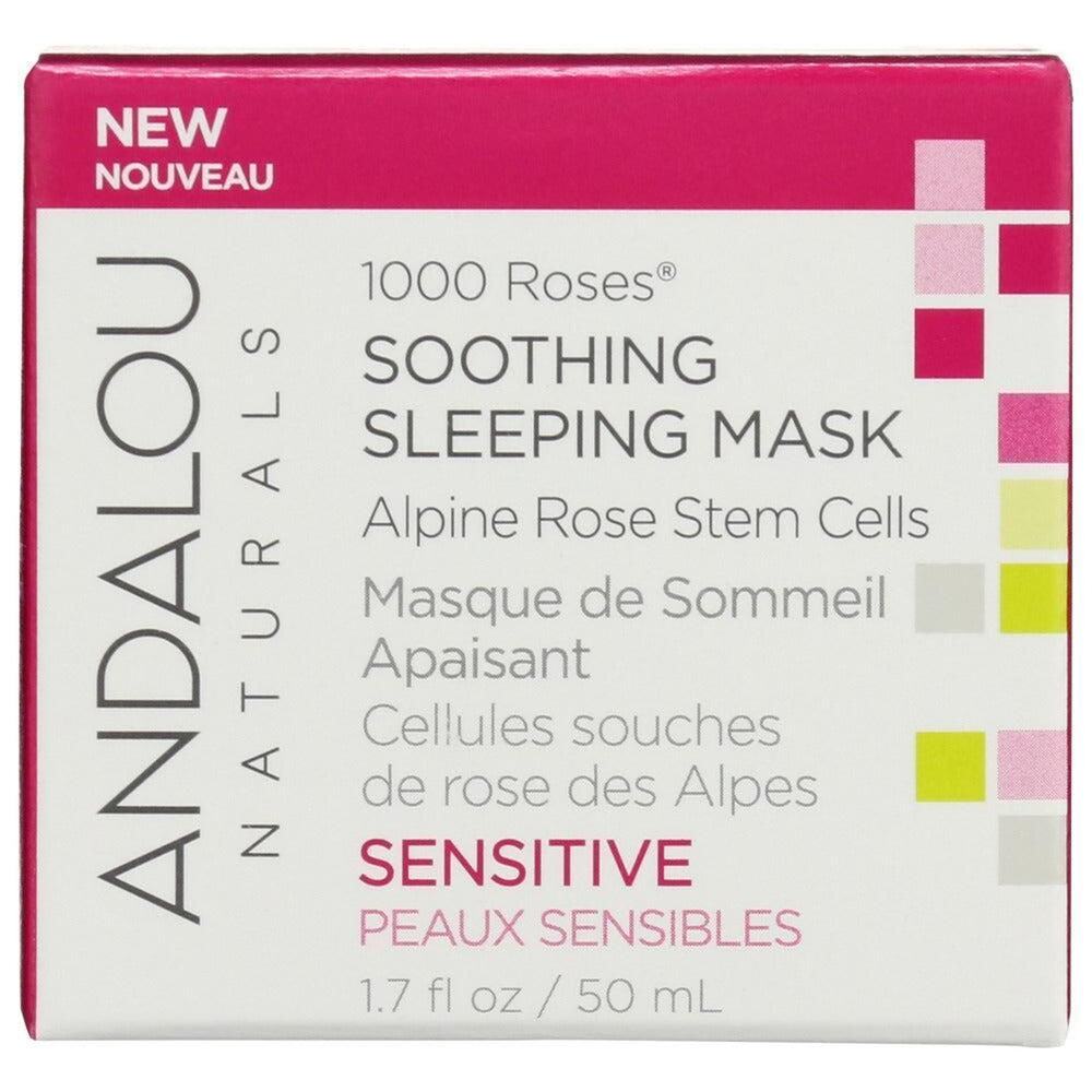 Andalou Naturals 1000 Roses Soothing Sleeping Face Mask - 1.7‎ Fl Oz